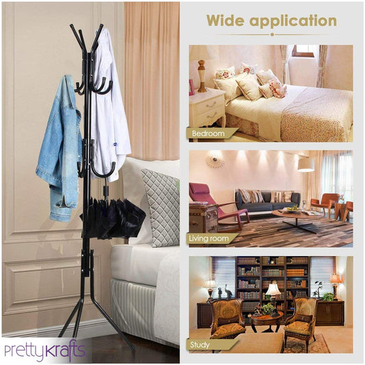 6 Hook Coat Hanger Clothes Stand