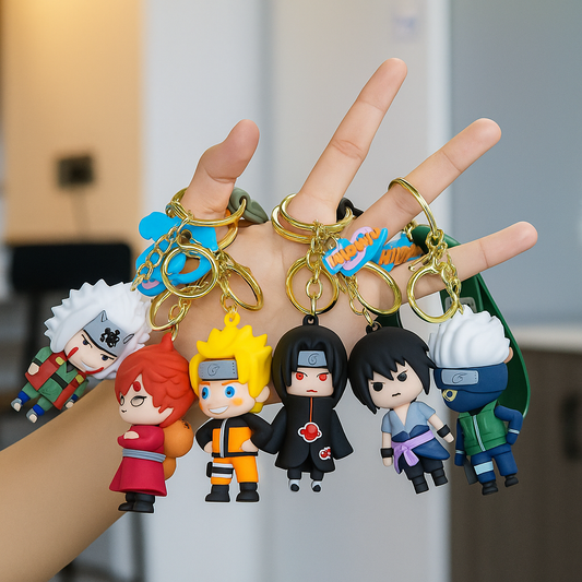 3D Anime Cartoon Keychain! 🎒🔑.
